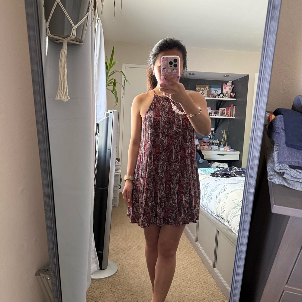 American Eagle Outfitters Boho Patterned Sleeveless Dress
